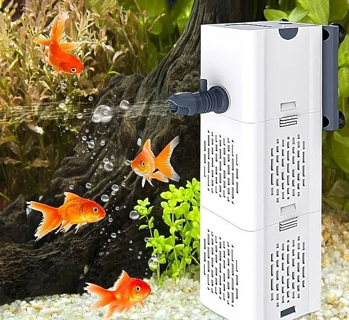 Cichy filtr wewnętrzny do akwarium 4 w 1, filtr akwariowy, 20-60L, Śląskie, Jaworzno