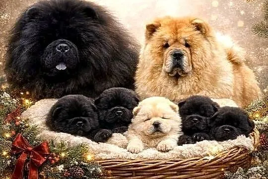 Chow Chow - Czarne Szczeniaki, Świętokrzyskie, Kielce
