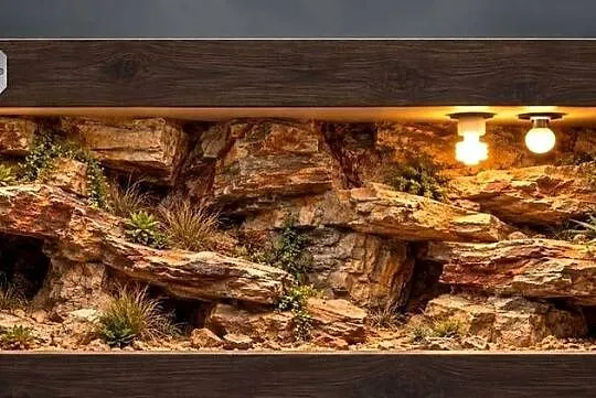 Terrarium pustynne dla gekona lamparciego żółwia greckiego