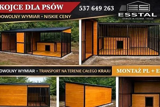 Duży Kojec dla Psa ,  Klatka dla Psa , Kojec na Wymiar  - ESSTAL-