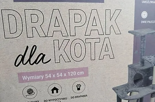 NAJTANIEJ Drapak Dla Kota 120cm Domek Legowisko Piłki Słupki Wysyłka, Śląskie, Zabrze