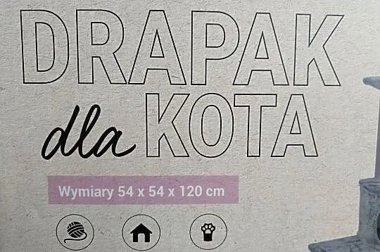 NAJTANIEJ Drapak Dla Kota 120cm Domek Legowisko Piłki Słupki Wysyłka, Śląskie, Zabrze