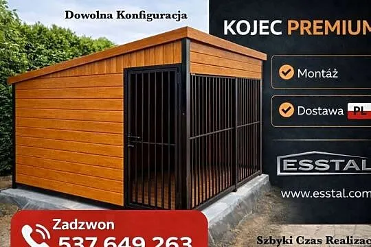 Duży Kojec dla Psa ,  Klatka dla Psa , Kojec na Wymiar  - ESSTAL-, Mazowieckie, Pułtusk