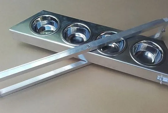 MISKI OBROTOWE ALUMINIOWE Karmidła dla Papug Ptaków Kota Woliera, Śląskie, Zabrze