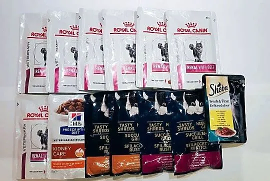 Karma dla kota Renal - pakiet: Hills + Royal Canin + Felix + gratis, Mazowieckie, Warszawa