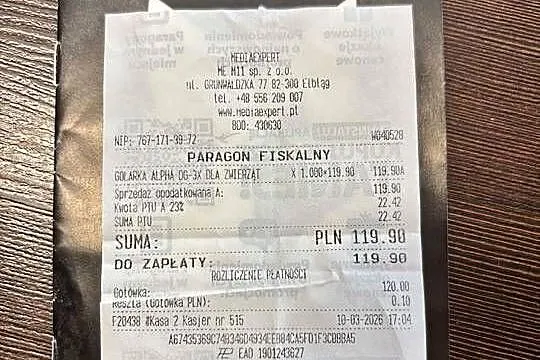 Profesjonalna maszynka do strzyżenia psów |  Gwarancja 10.03.2026 r., Warmińsko-mazurskie, Elbląg