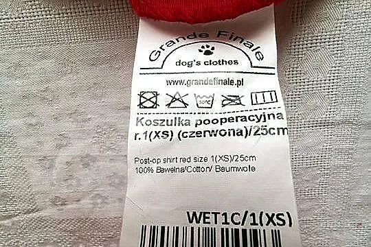 Ubranko pooperacyjne dla kotka (pieska)., Pomorskie, Gdańsk