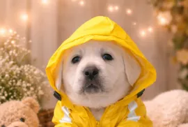 Labrador retriever wspaniałej budowy po ojcu pochodzenia FCI