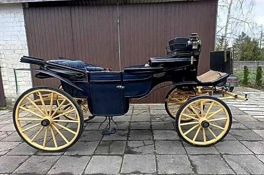 Powóz typ Glaslandauer Bryczka lando landauer, Łódzkie, Dobroń