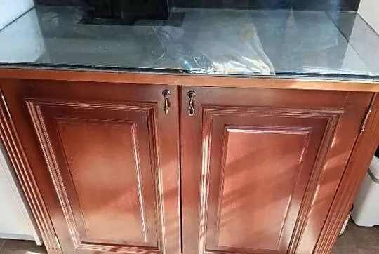 Zestaw pod akwarium morskie akwarium szafka dębowa stelaż lampa sump i inne, Podlaskie, Białystok