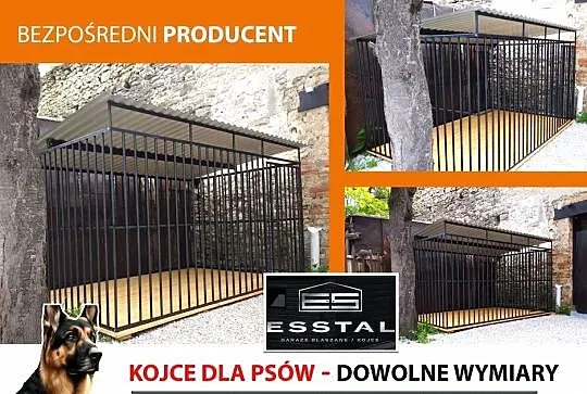 Kojec dla Psa , KOJCE dla Psów ,Dowolne Rozmiary , Dodatki - ESSTAL-, Podkarpackie, Leżajsk