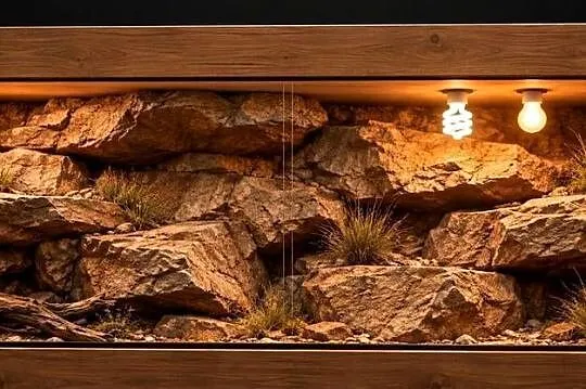 Terrarium pustynne dla żółwia greckiego agamy brodatej