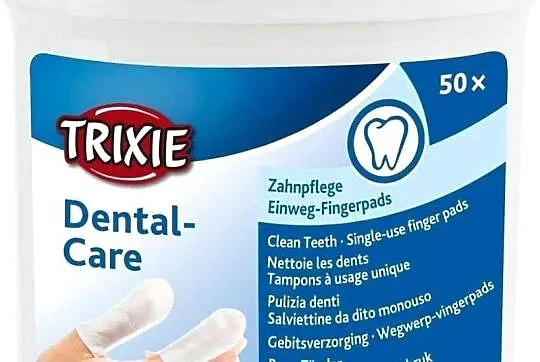 Trixie Dental Care nakładki na palce do czyszczenia zębów 50szt