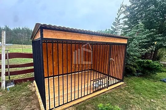 Kojec dla Psa 3x2,5m Wiatrołap Miski obrotowe Drewniana podłoga  ID692, Lubuskie, Gorzów Wielkopolski