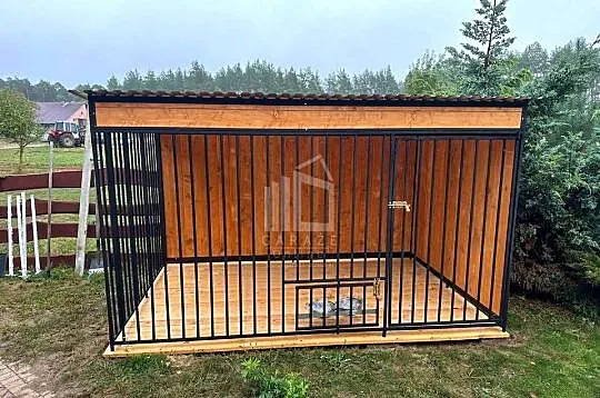 Kojec dla Psa 3x2,5m Wiatrołap Miski obrotowe Drewniana podłoga  ID692, Lubuskie, Gorzów Wielkopolski