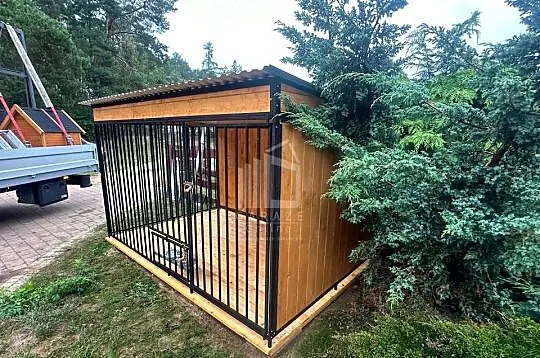 Kojec dla Psa 3x2,5m Wiatrołap Miski obrotowe Drewniana podłoga  ID692, Lubuskie, Gorzów Wielkopolski