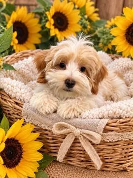 Chłopczyk Maltipoo Pudel Toy x Maltańczyk gotowy do nowego domu