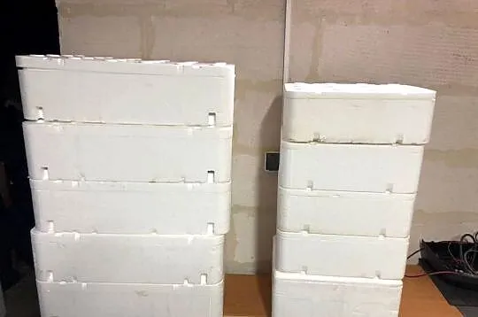 Styrobox , pudełko styropianowe