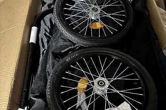 Przyczepka rowerowa dla zwierząt, tkanina Oxford i żelazo, Małopolskie, Nowy Sącz