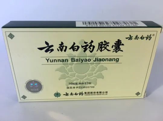 Suplement Yunnan Baiyao Jiaonang 2 x 16 tabl. (2 opakowania)