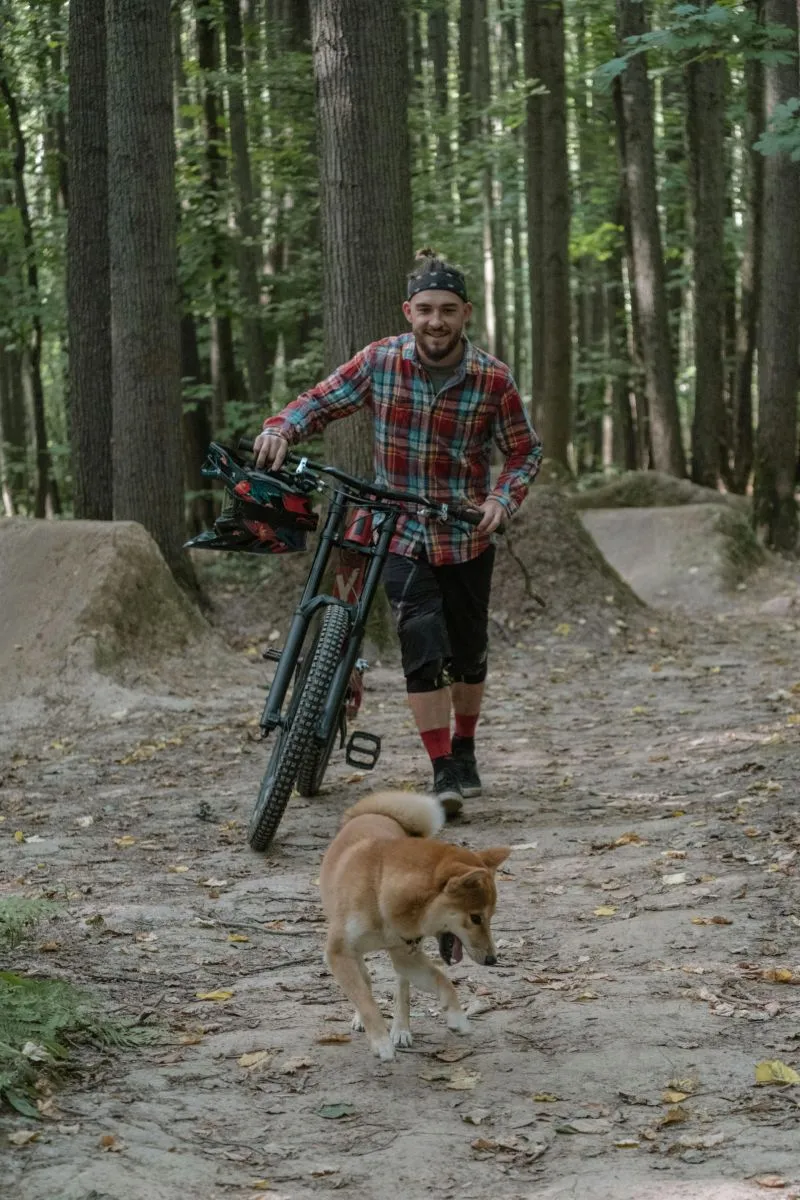 Rower z psem