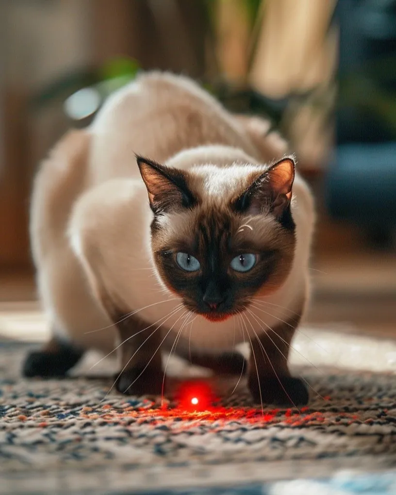 Czy laser to dobra zabawka dla kota
