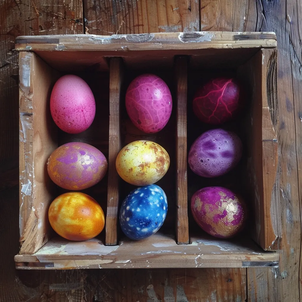 Naturalne barwienie jajek